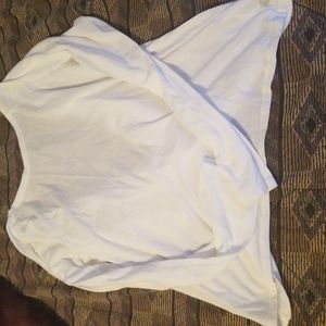 Long sleeve open back top